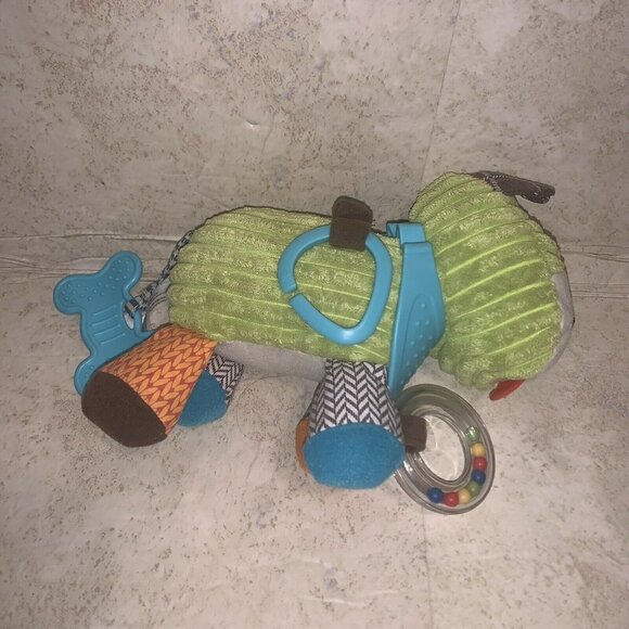 Skip Hop Bandana Buddies Activity Puppy Dog Infant Baby Toy Teether - Picture 4 of 7